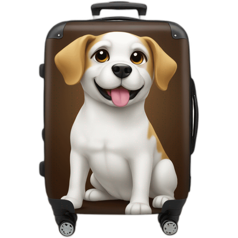 dog travel luggage emoji