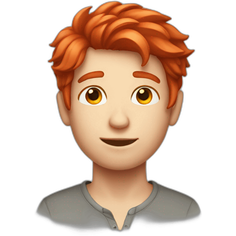 Red hair boy emoji