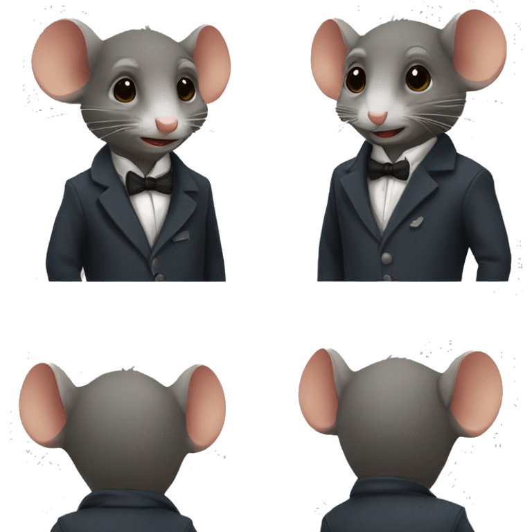 A spy rat emoji