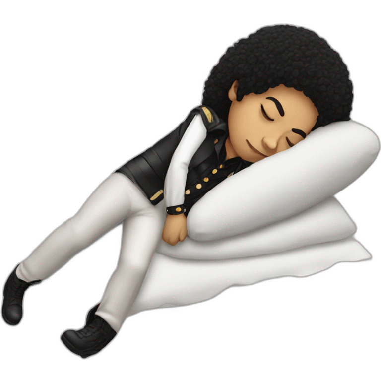 Michael Jackson sleeping emoji