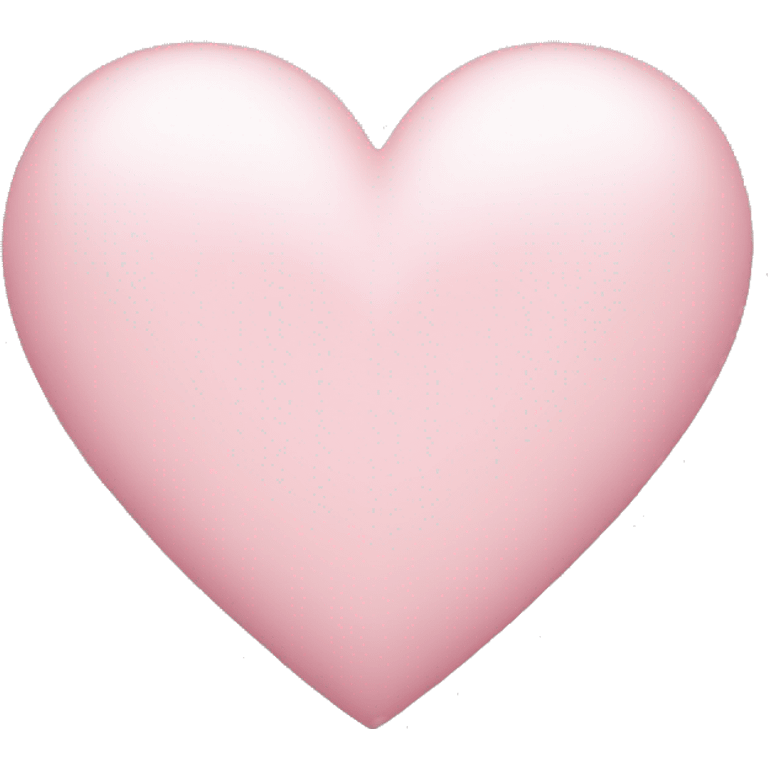 Light pink heart emoji