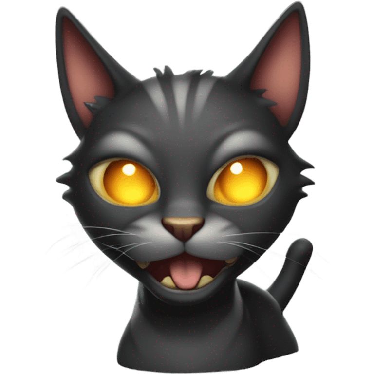 Evil cat emoji