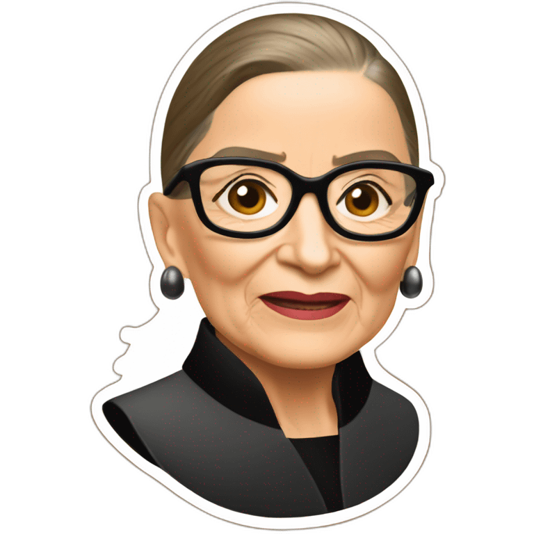 Ruth bader ginsburg basketball emoji