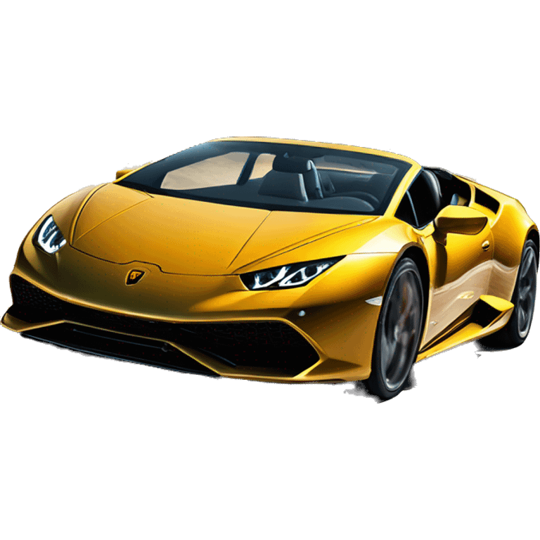 Lamborghini huracán runnig  emoji