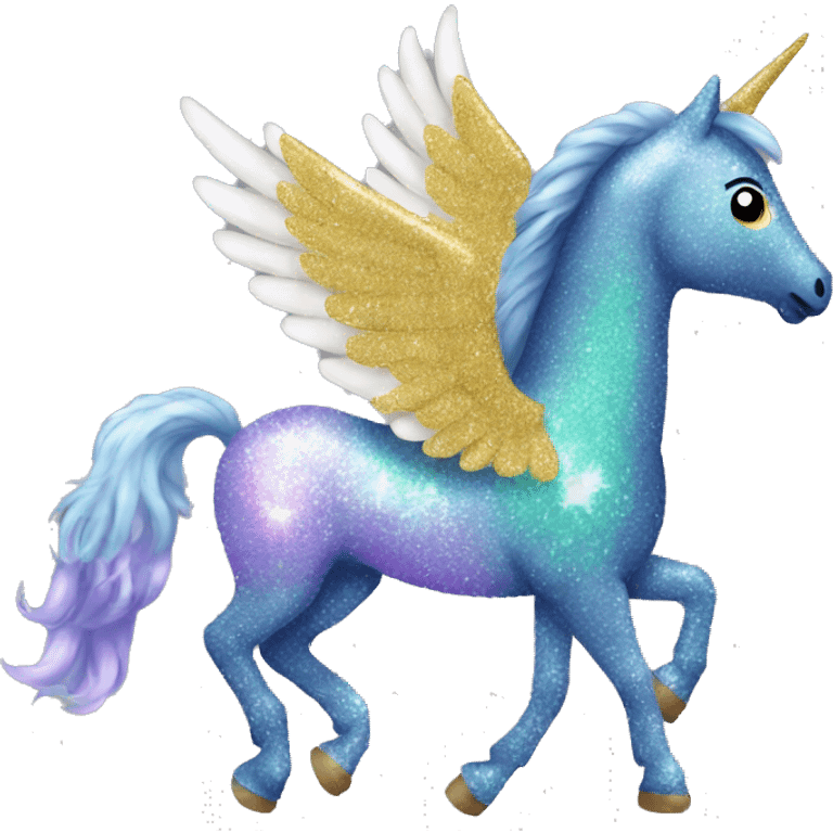 Glitter Pegasus  emoji