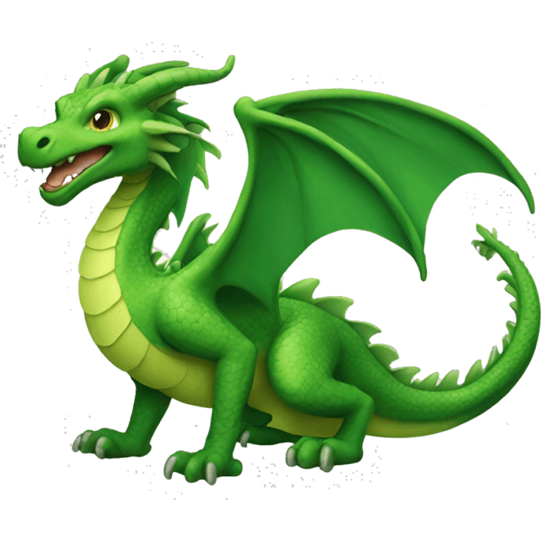 Green dragon emoji