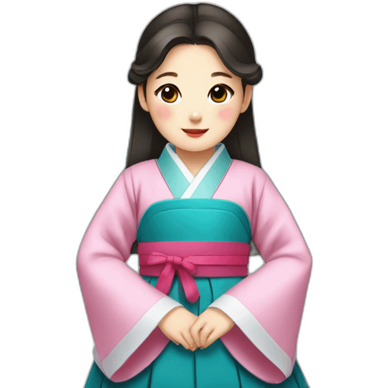 girl korean hanbok emoji