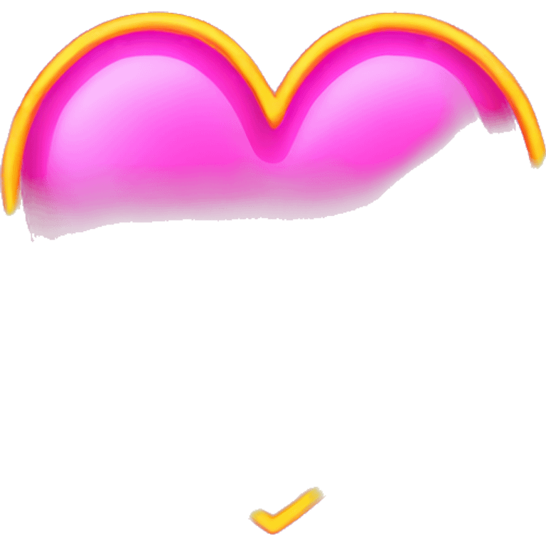 Heart Neon Farben  emoji