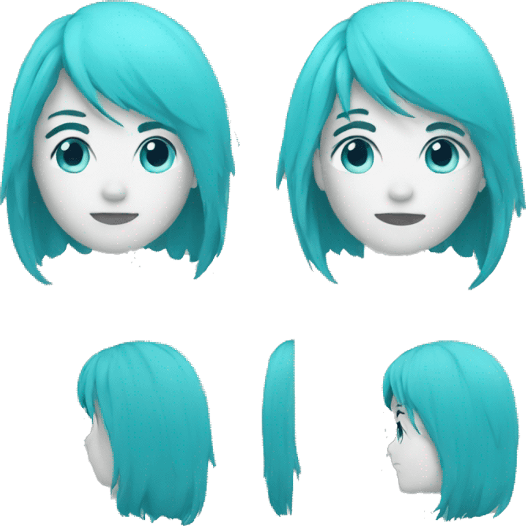 cyan emoji