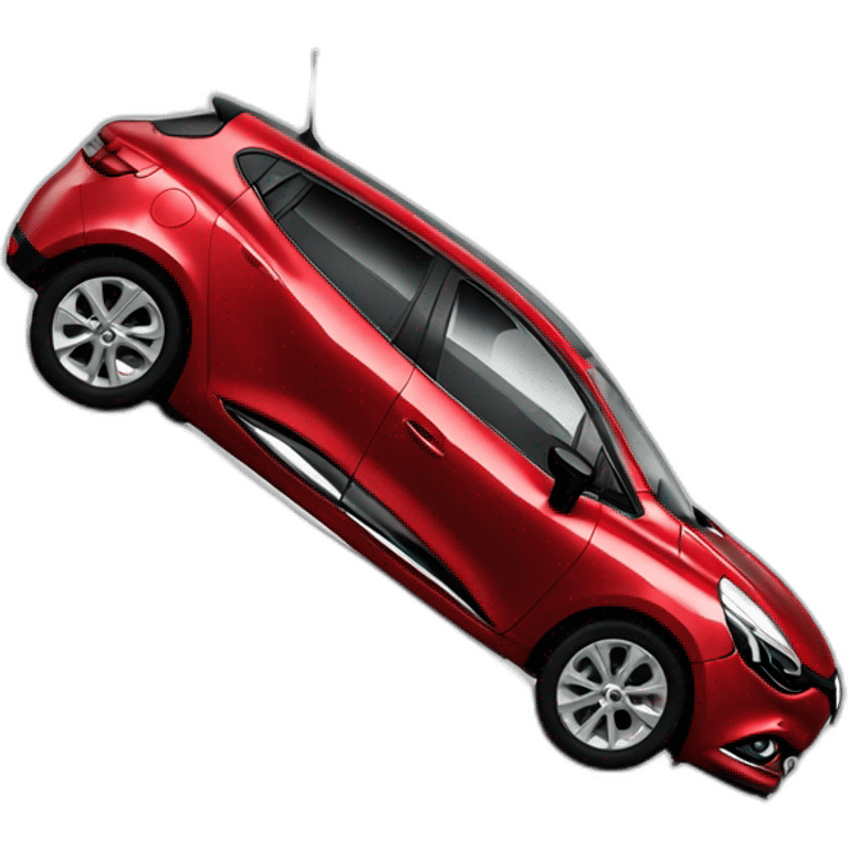 Renault clio break rouge 2012 emoji