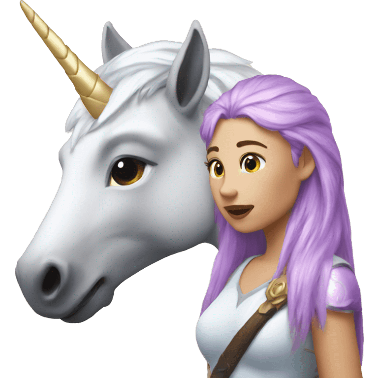 gwyn with a unicorn emoji