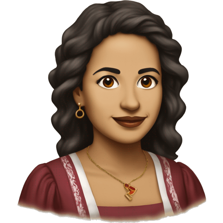 Julia Constancia de Burgos García was a Puerto Rican poet. As an advocate of Puerto Rican independence, she served  Puerto Rican Nationalist Party. young woman burgundy  emoji