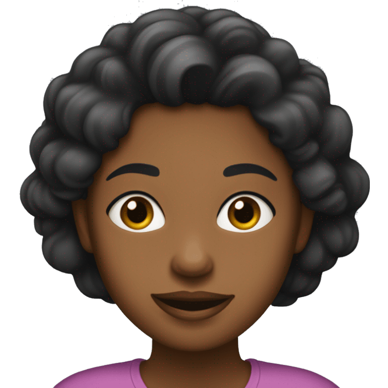 Fille noire qui prends soin d’elle  emoji