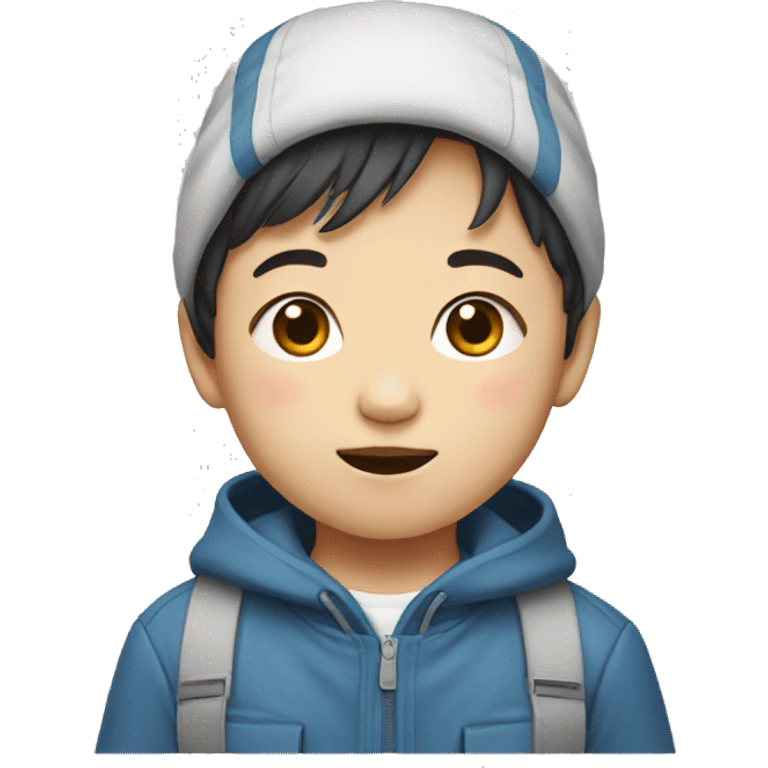 twin korean boy child emoji