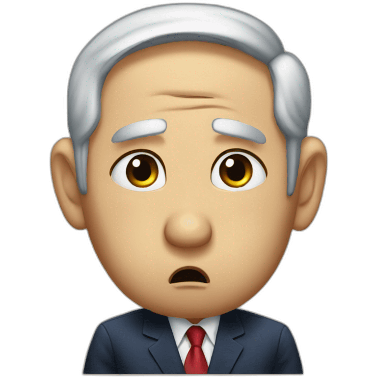 netanyahu crying emoji