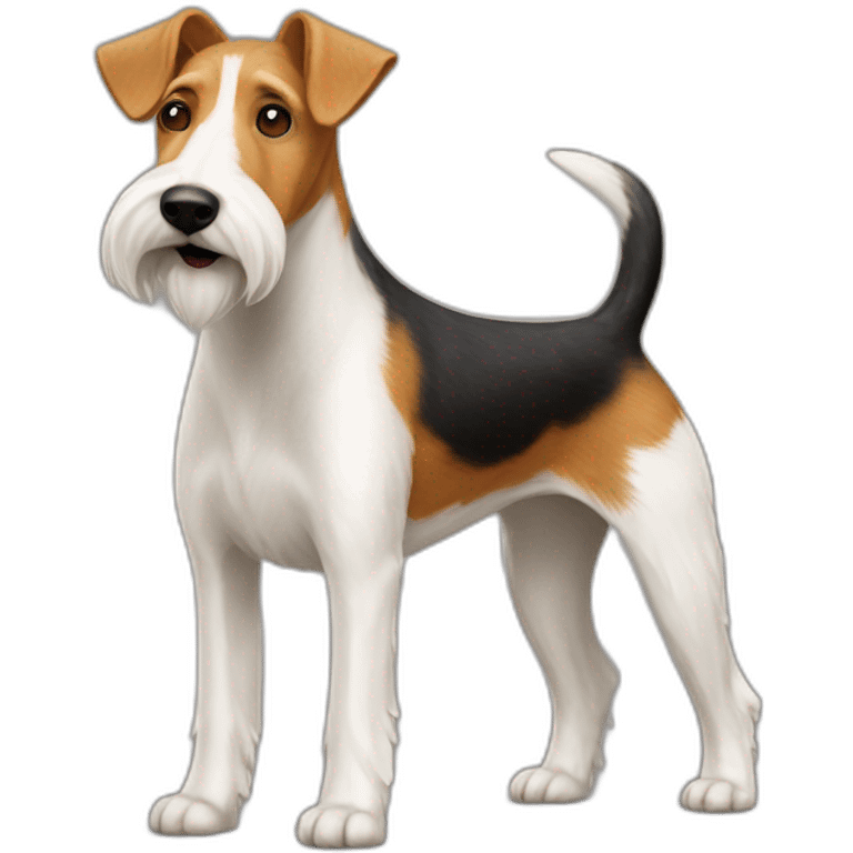 Fox-terrier-pelo-de-alambre-estado-de-alerta emoji