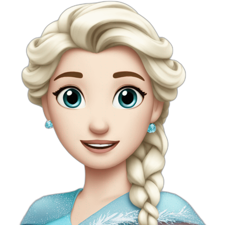 Elsa disney emoji