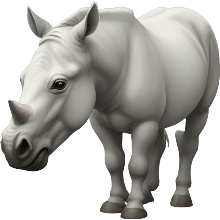 horse + rhino emoji