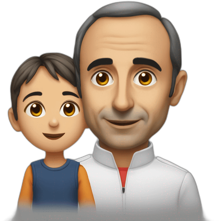 Eric Zemmour avec un enfant emoji