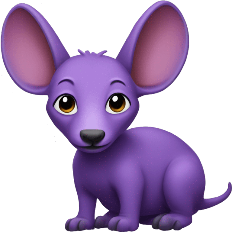  purple Aardvark emoji