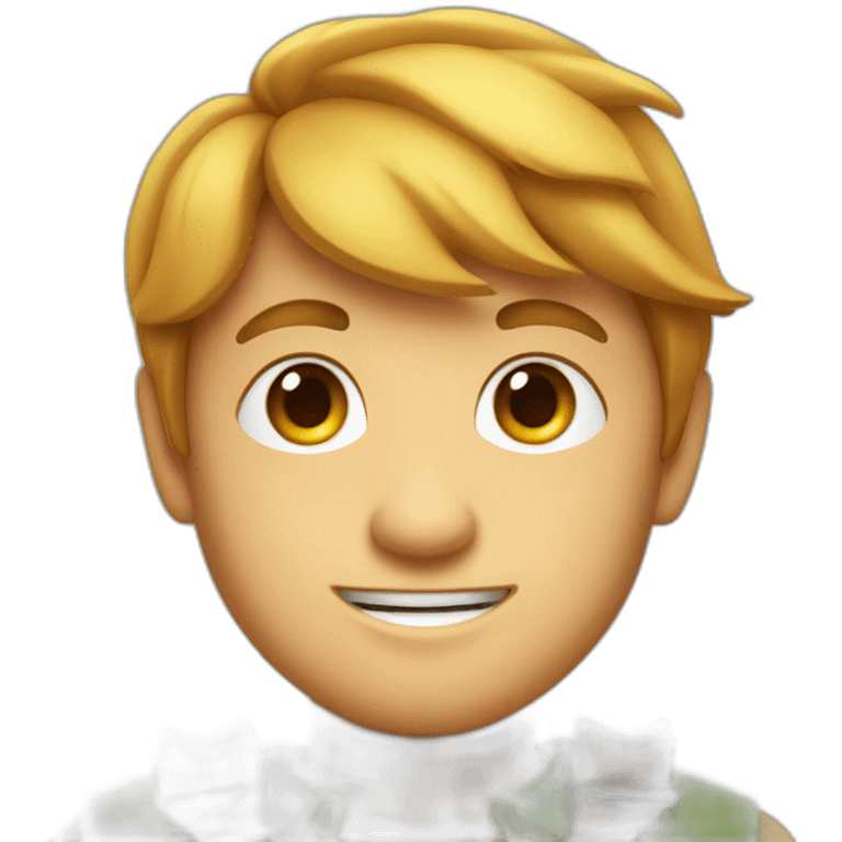 Peter Pan as wood cutter emoji