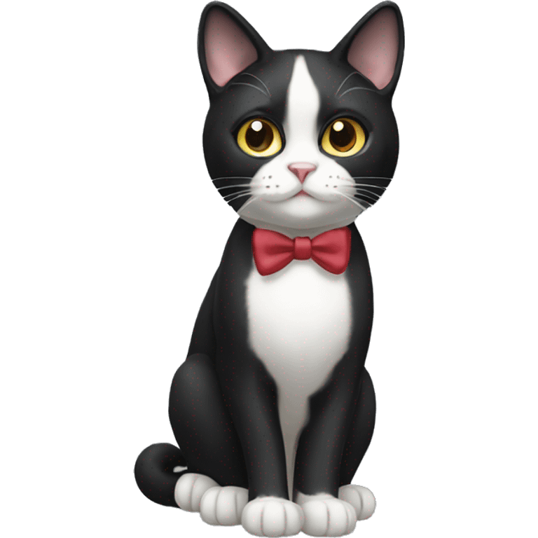 Tuxedo Cat Breed Full Body emoji