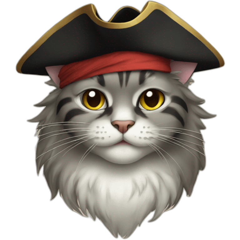 Pirate cat emoji