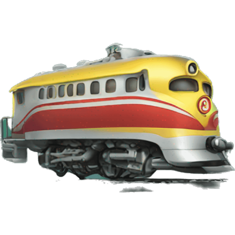 Flying train emoji