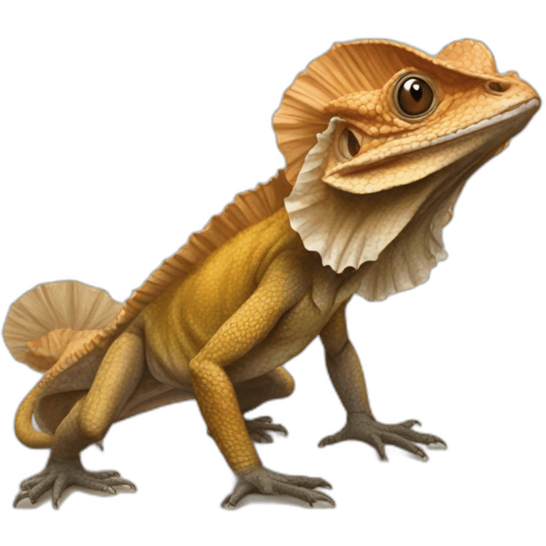 frilled lizard emoji