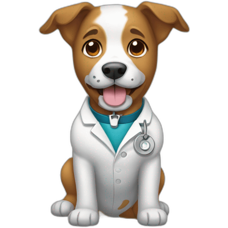 perro veterinario emoji