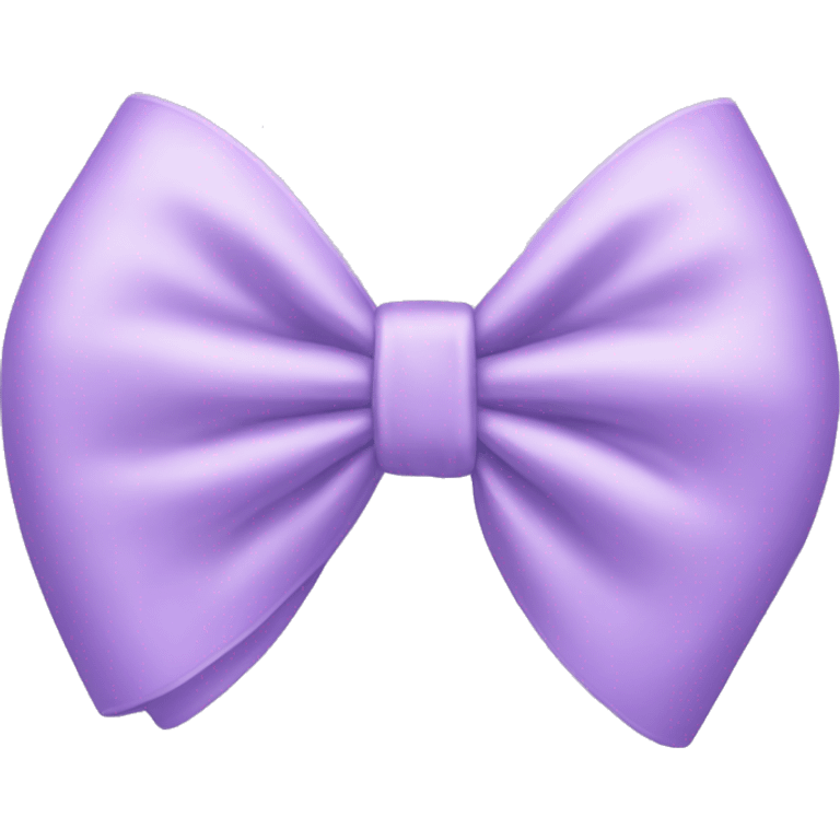 Pastel Purple bow emoji