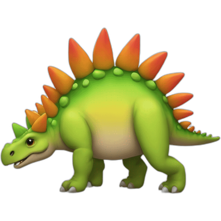 stegosaurus gay lgbt emoji