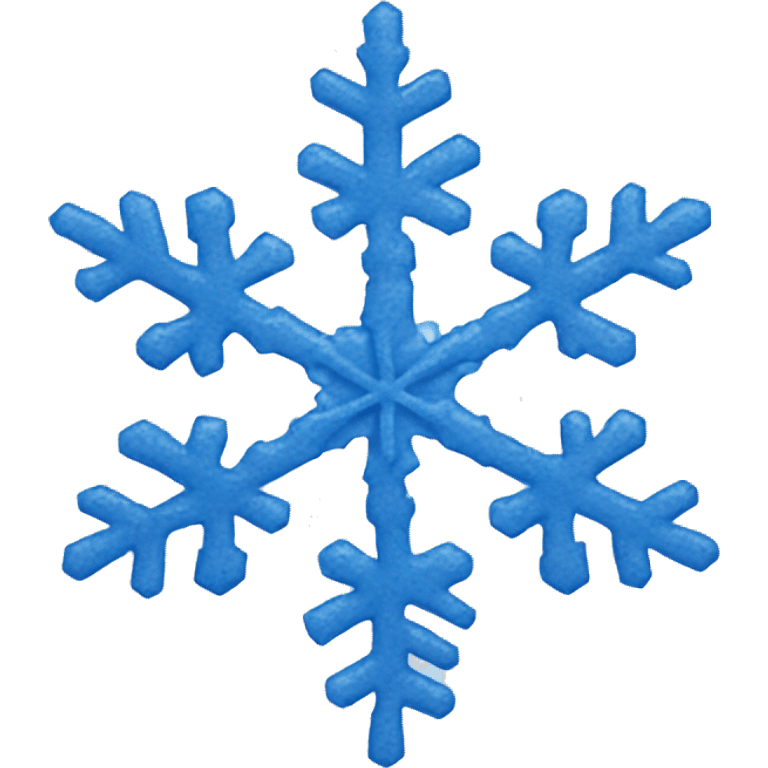 blue snowflake emoji