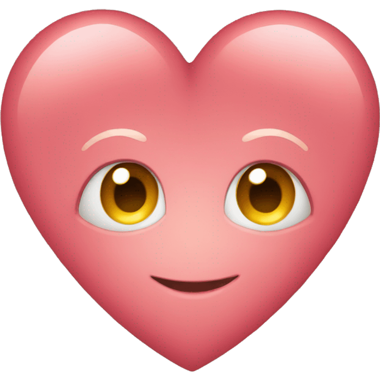 Cute love heart emoji