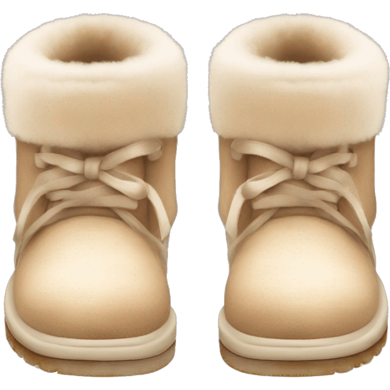 fuzzy ugg shoes emoji