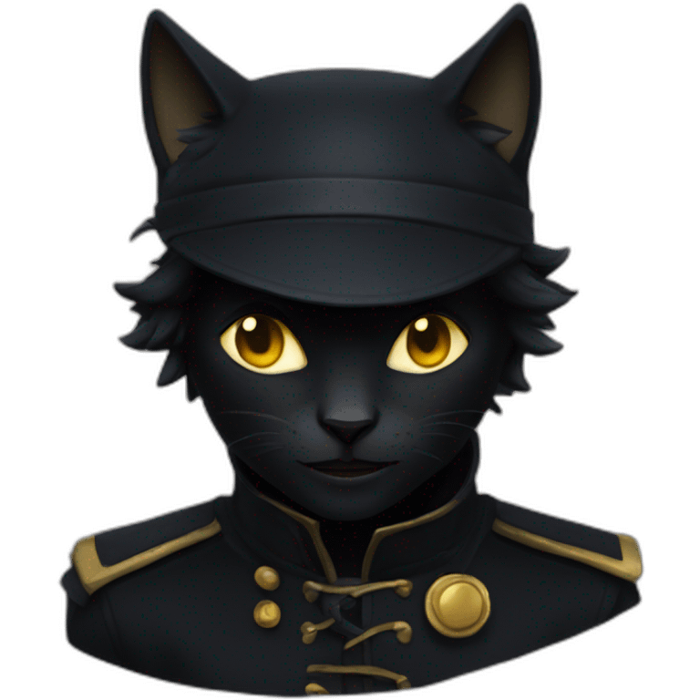 Chat noir emoji