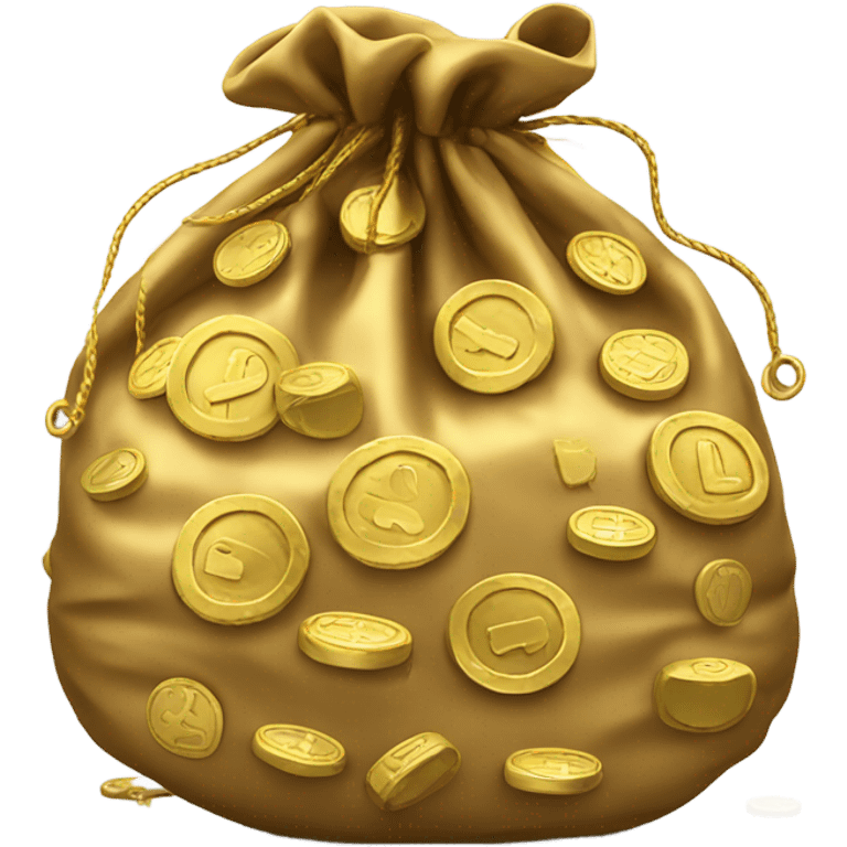 gold money bag emoji