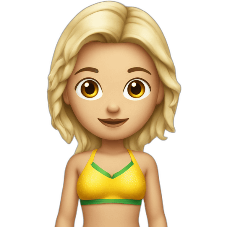 a lithuanian girl in bikini emoji