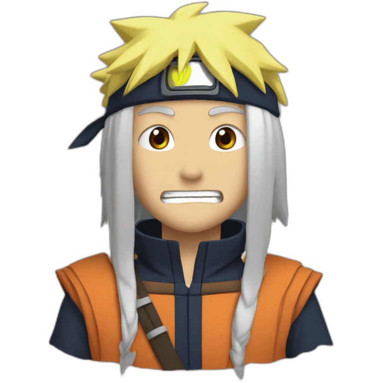 Jiraya et naruto emoji