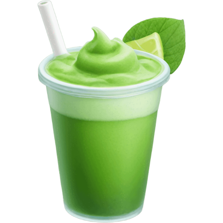 matcha iced  emoji