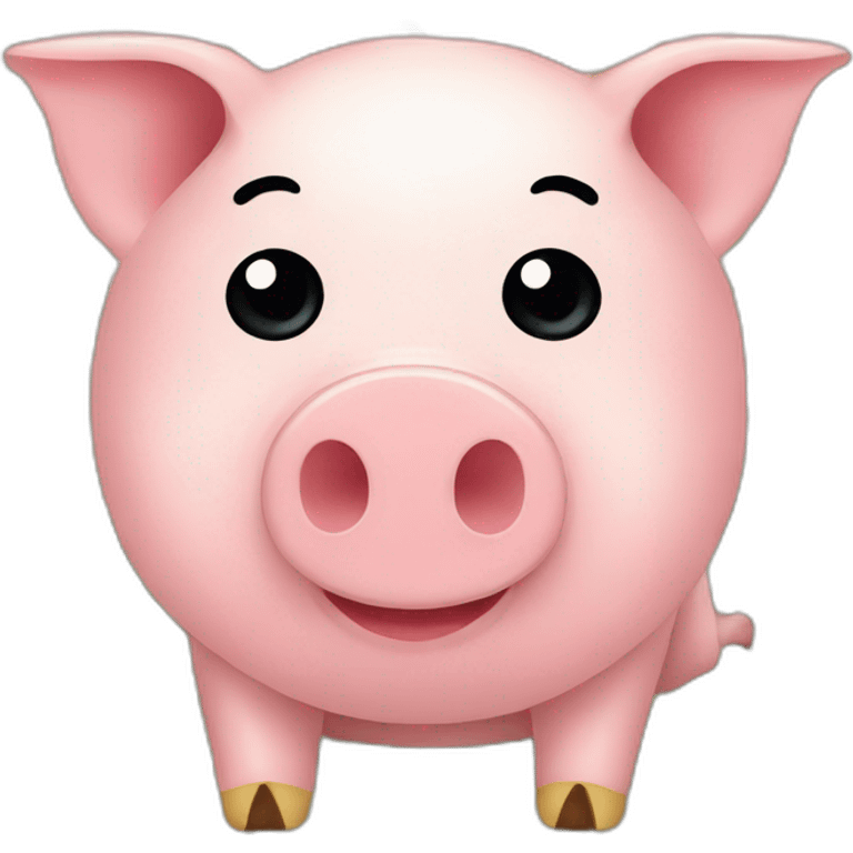 Pig and money emoji