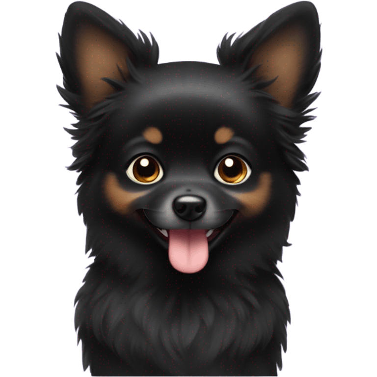 Black pomchi  emoji