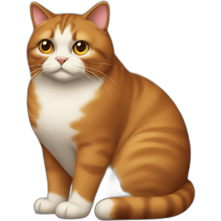 Brown-Fat-cat emoji