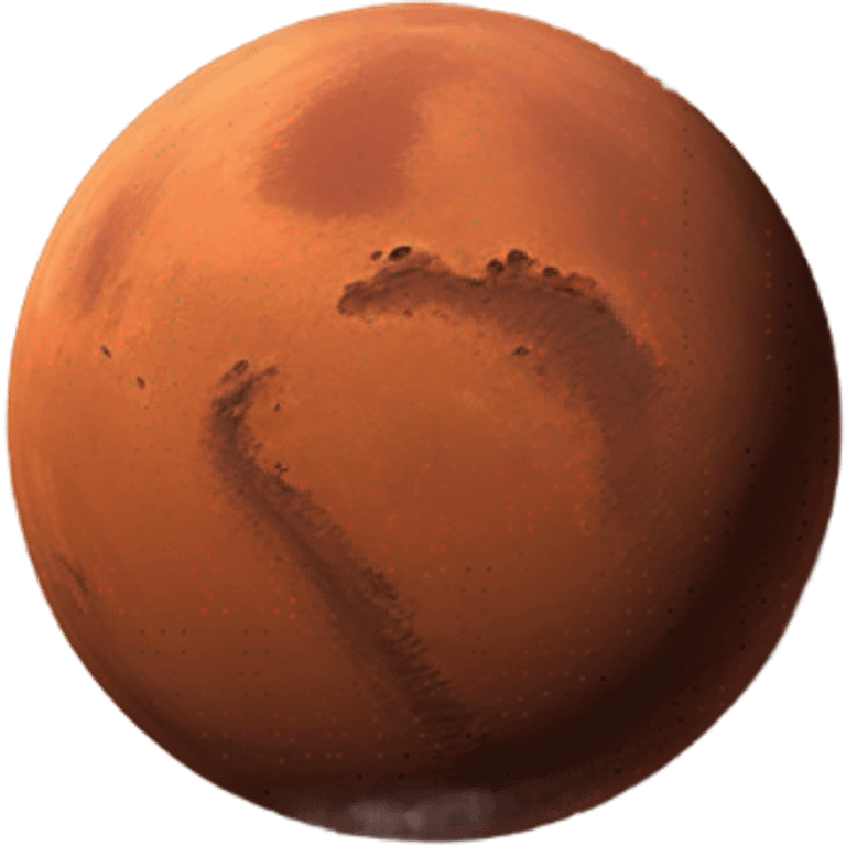 Mars planet emoji