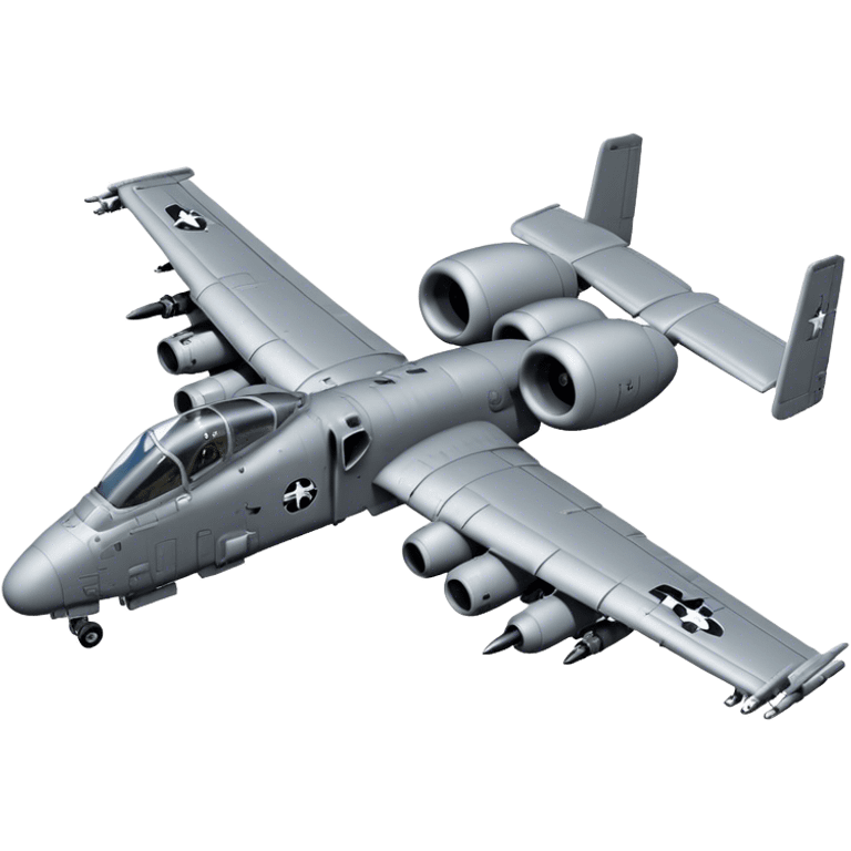 A-10 Thunderbolt II - Fairchild Republic (Grey) emoji