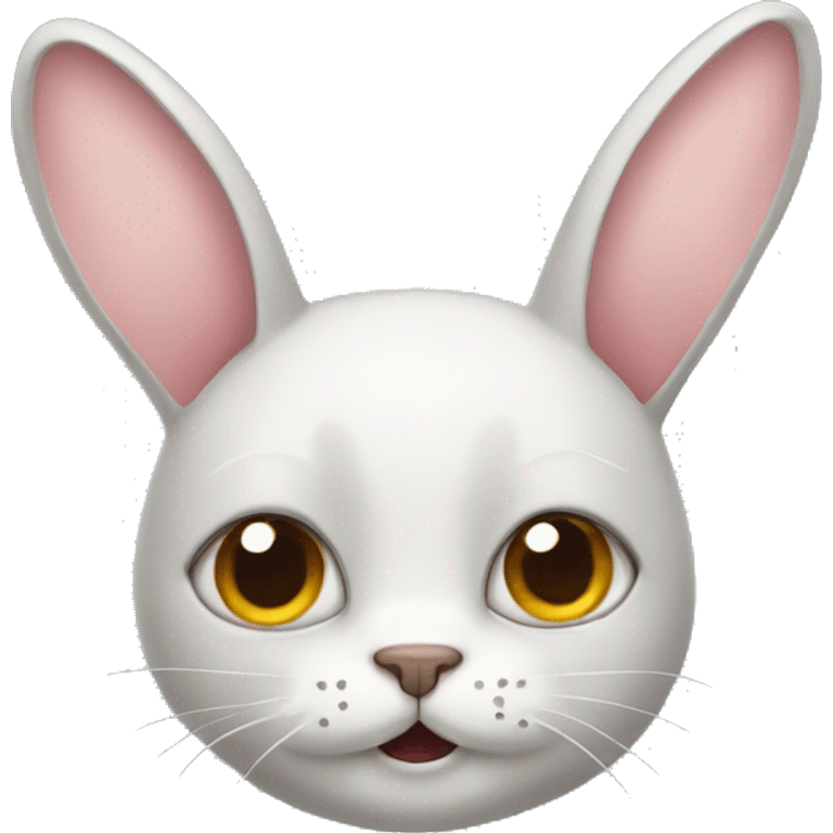 Cat with rabbit ear emoji