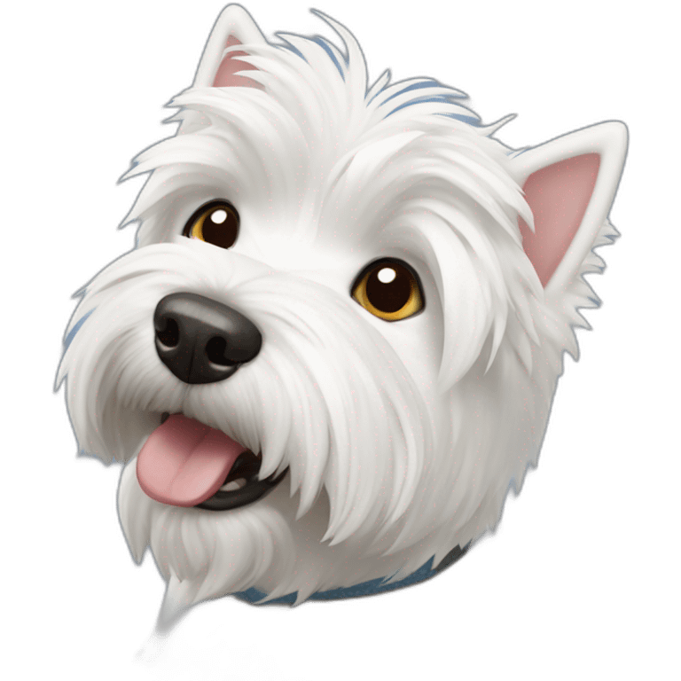 westie dog emoji