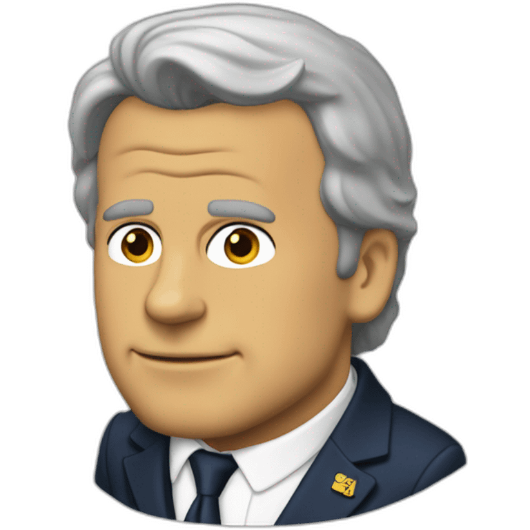 emanuel macron in simpson emoji