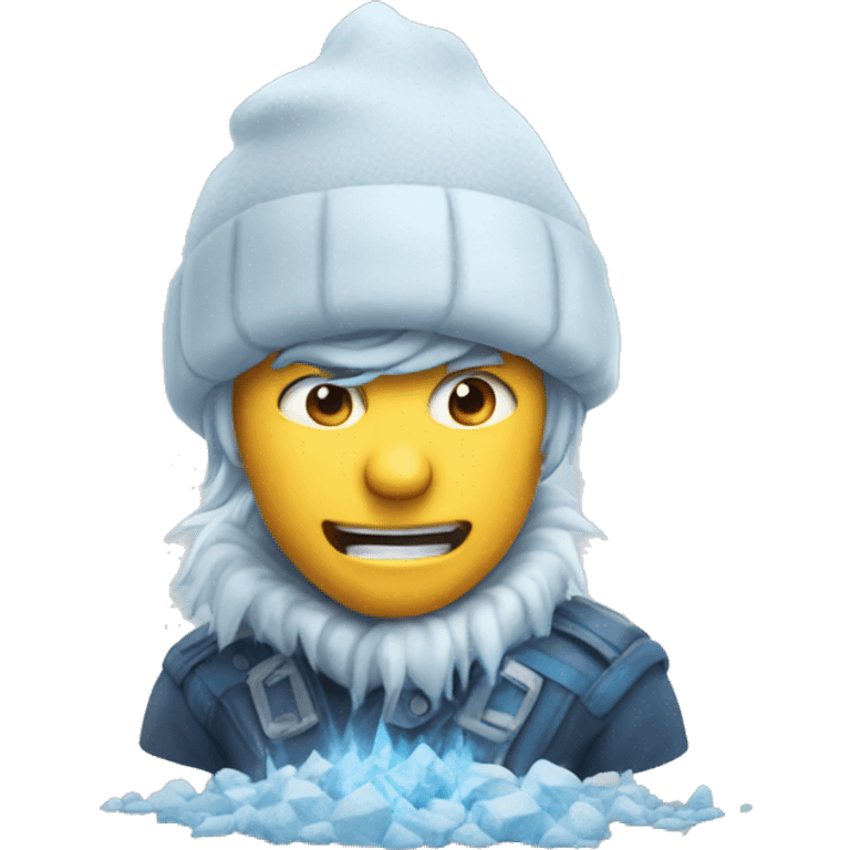 frozen burner emoji