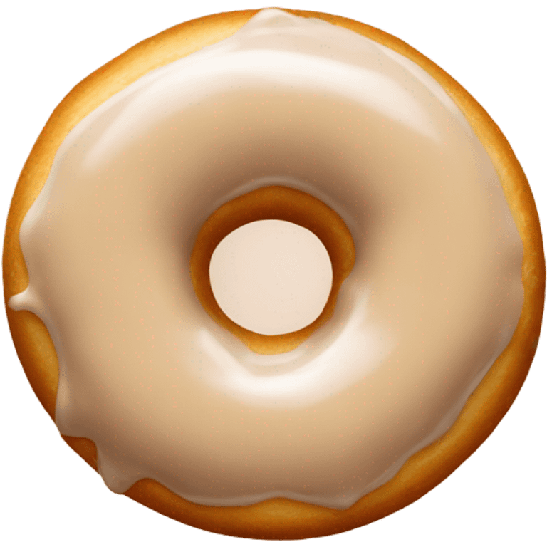 Beige glazed donut  emoji